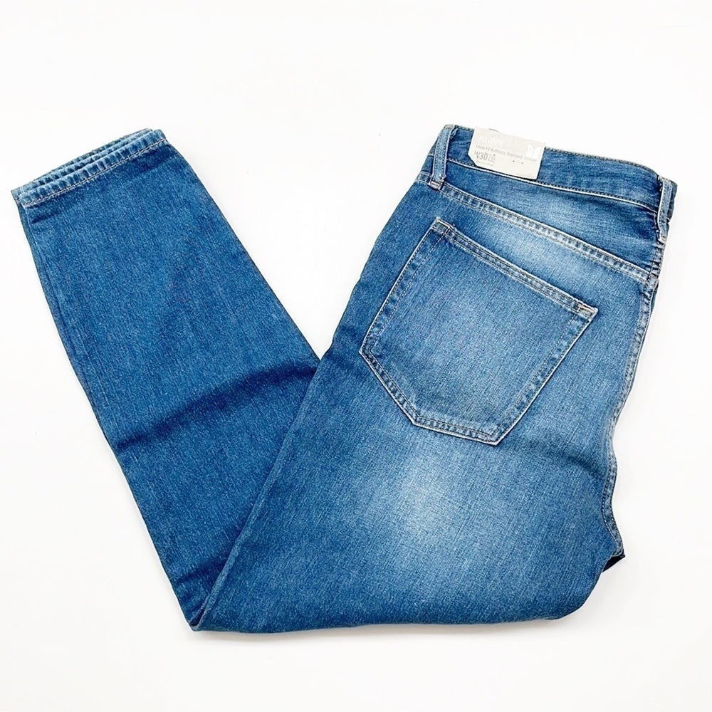 NEW Topshop Moto Hayden Loose Fit Authentic Boyfriend distressed denim jeans